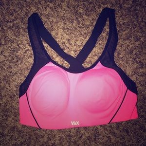 Hot pink VSX bra